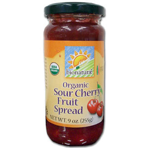 Sour Cherry Fruit Spread, Organic