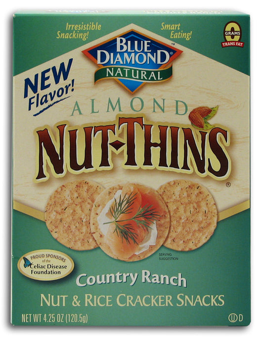 Almond Nut Thins, Country Ranch