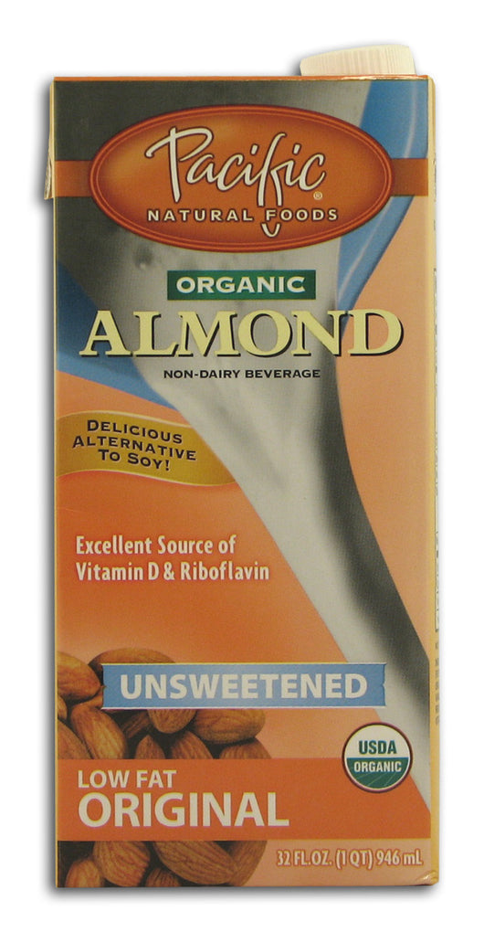 Almond Beverage, Unsweet, Orig, Org
